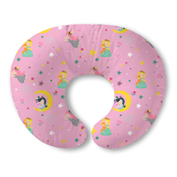 Oreiller d'allaitement pour bébé avec housse en coton lavable en machine, coussin de soutien pour l'alimentation du bébé pour maman, allaitement plus facile