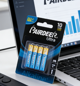 <span class=keywords><strong>GP</strong></span>&SONLUK Batterie Alcaline Elettriche Ecologiche Riciclabili Senza Hg/Cd/Pb Non Tossiche in Foglio di Alluminio 1.95Wh Lr03 1300mAh <span class=keywords><strong>Aaa</strong></span> 1.5V <span class=keywords><strong>GP</strong></span> - Product Image 1