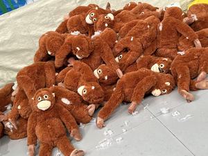 Sıcak Satışta Yumruk atan Maymun Oyuncak Özel Yapım Peluş Hayvan Oyuncak Uzun Kollu Maymun Oyuncak Fabrikası - Product Image 6