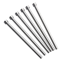 Pasador eyector recto SKD61 para molde de inyección, piezas de molde de pasador de Metal MISUMI DME huco