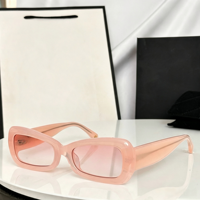 Lunettes de soleil rétro carrées UV400 à monture intégrale avec verres dégradés, unisexes pour adultes, mode or rouge/marron, protection solaire de haute qualité