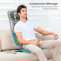 Coussin de massage Phenitech, massage profond des tissus, coussin de massage Shiatsu pour le cou et le dos avec chaleur
