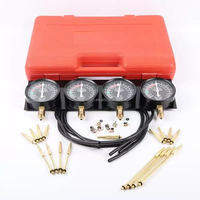 Nouveau Kit de Synchronisation de Carburateur à 4 Cylindres en Acier Inoxydable pour Moto avec Jauge et Raccords – Outil d'Équilibrage de Carburant