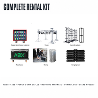 Écran LED pour scène de concert, mur vidéo de location facile à installer P2.5 2.9 P3.91 7680HZ, panneau d'affichage intérieur/extérieur pour événements