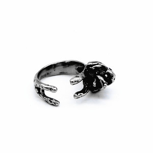 yunnique Animal Shape Stainless Steel <b>Open</b> <b>Ring</b> Unisex Jewelry Gift - Product Image 4