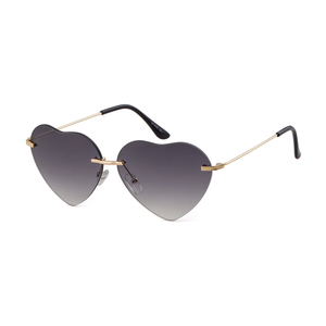 <strong>Pink</strong> Metal Heart Sunglasses Lentes De Sol Rimless Women Colorful <strong>Party</strong> Sun <strong>Glasses</strong> - Product Image 3