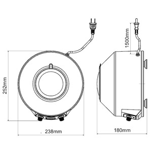 Mini centrifugeuse de laboratoire 800PRO 238 mm x 252 mm x 180 mm 5000 tr/min, séparateur de sérum PRP à basse vitesse - Product Image 1