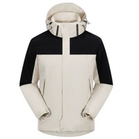 Veste softshell imperméable doublée polaire pour homme, avec logo personnalisé et blocs de couleur, idéale pour les sports de plein air – Vente directe usine
