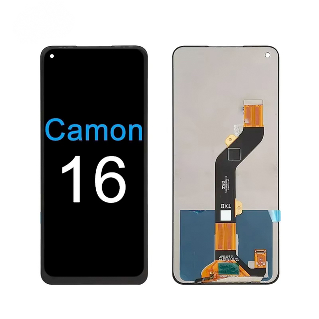 SOR Quality Super Quest Brand Original Mobile Phone Display Lcd Screen Replacement for Tecno Camon 16