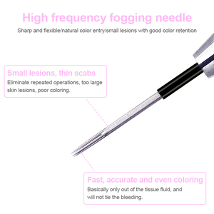 Agujas de Cartucho Desechables para PMU, Puntas de Aguja de Acero Inoxidable para Tatuajes de Cejas y Labios, Maquillaje Permanente, Uso Profesional en Estudio - Product Image 2