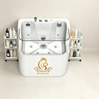 Station de lavage pour chiens en verre acrylique ergonomique EUR PET, station de lavage pour chiens par hydrothérapie pour la vente en gros B2B