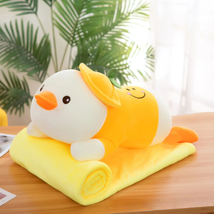Couverture de sieste 2-en-1 en peluche avec coussin intégré pour enfants, vente en gros - Product Image 4