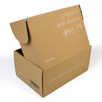 Boîtes cadeaux en papier kraft recyclables carrées personnalisées en gros pour le rangement, boîte en carton ondulé écologique certifiée FSC.