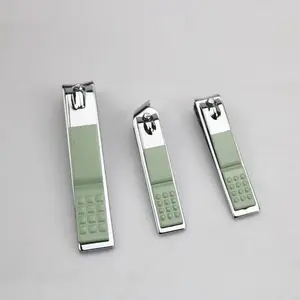 Hot Selling Custom Logo 3 Pieces Stainless Steel Nail Clippers Cutter Kit Nail Care Manicure Set