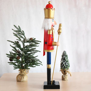 Wholesale Customize Handcraft 90cm 3ft Wooden <b>Nutcracker</b> Ornaments for <b>Outdoor</b> Christmas Decoration - Product Image 2