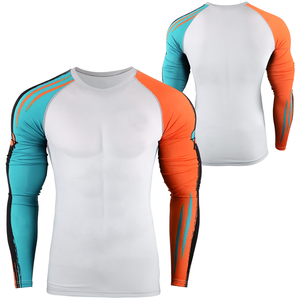 Custom Made Rash Guards High Quality BJJ MMA Men Rash guard High Quality Custom Men Rash guard Long Sleeves <b>Compression</b> <b>Shirts</b> - Product Image 6