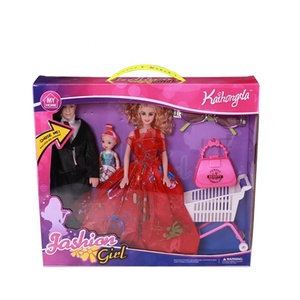 Interesting Plastic <strong>Play</strong> Set Simulation <strong>Doll</strong> with Colorful Dress Girl Toy <strong>Dolls</strong> - Product Image 1