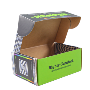 Boîte d'emballage en carton ondulé personnalisée avec insert à rabat pour l'expédition de cadeaux, la vente au détail et la vente en gros - Product Image 1