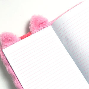 Weimbsci — carnet de notes en peluche personnalisé, Notebook mignon et chaud, chaussons duveteux pour journal intime - Product Image 5