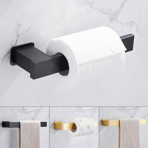 Nordic Aluminum Paper Towel <b>Holder</b> Toilet Paper <b>Holder</b> <b>Kitchen</b> Bathroom Golden <b>Tissue</b> <b>Holder</b> Wall-Mounted Eco-Friendly Double - Product Image 5