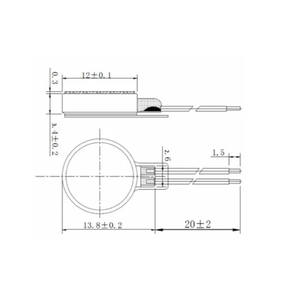 Moteur vibrant à micro-piles DC Taidacent 1020 3V, petit moteur vibrant pour téléphone portable, pièce de monnaie, pour montre intelligente, <span class=keywords><strong>appareil</strong></span> portable - Product Image 3
