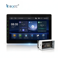 Head Unit Mobil BQCC Double-Din Layar Sentuh 10.1 inci 2.5D Glass IPS, Pemutar MP5, CarPlay, Kamera Mundur, Radio Mobil Android