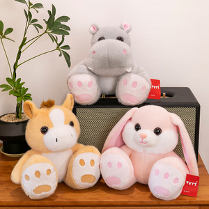 Jouets en <span class=keywords><strong>peluche</strong></span> <span class=keywords><strong>hippopotame</strong></span> à gros pieds très vendus sur TikTok, jouets en <span class=keywords><strong>peluche</strong></span> d'animaux mignons, jouets en <span class=keywords><strong>peluche</strong></span> <span class=keywords><strong>hippopotame</strong></span> pour enfants - Product Image 4