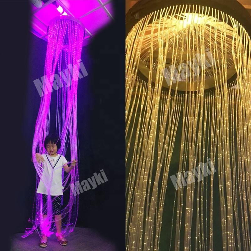 Sensory Room Led Fiber Optic Chandelier Curtain Waterfall Light Sparkle ...