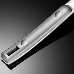 Cuillère passoire en acier inoxydable 304 à mailles fines, grande surface filtrante pour jus et lait de soja, avec manche épaissi, passoire de cuisine - Product Image 4