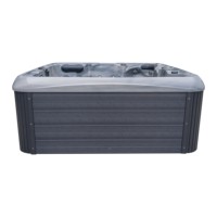 JellywardSpa Spa de nage carré moderne autoportant pour 6 personnes avec système Balboa pour usage familial et festif