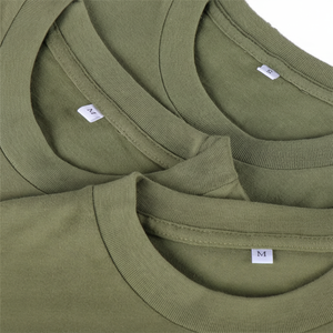 Vente en gros 100% coton 230 Gsm Hommes Femmes T-shirt décontracté uni unisexe pour hommes - Product Image 2