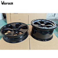 Jantes Viorock forgées pour course de dragster, pack 117x4.5/18x5 Skinny avant + 15x10/11/12 Beadlock arrière, compatibles avec Ford Mustang Challenger/Charger