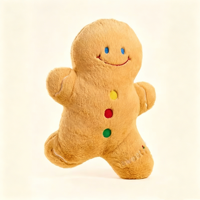 Oreiller Bonhomme en pain d'épices 2026 Nouveau cadeau d'anniversaire Peluche Jouet en peluche pour filles Oreiller à câliner