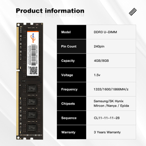 Memoria RAM Original para Juegos Walram al por Mayor, DDR3 4GB 8GB 1333mHz 1600mHz, RAM DDR3 para PC, Computadora Portátil - Product Image 2