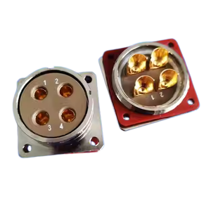 ขั้วต่อวงกลม Y27B-2404-ZJBM แบบ 4 ขา ชนิด Push-Pull Lock สำหรับอุปกรณ์สื่อสารการบิน - Product Image 2