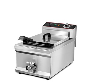 Friteuse électrique en acier inoxydable, neuve, en promotion, pour usage professionnel en restaurant (<span class=keywords><strong>poulet</strong></span> et hamburgers) - Product Image 2