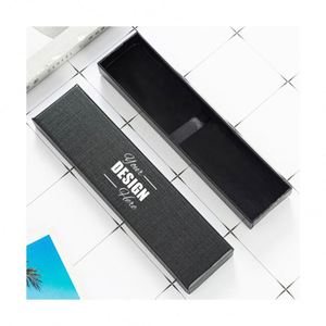 Custom Durable Paper Silk Screen Printed Gift Pen <b>Box</b> with Lid Premium Packaging for Pens Bulk Promotional Gifts - Product Image 1