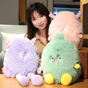 หมอนกอดมอนสเตอร์น้อยน่ารักสีชมพูตุ๊กตาของเล่นกอดนอนรักษามอนสเตอร์สีม่วงตุ๊กตานอนหลับของขวัญผู้หญิง - Product Image 4