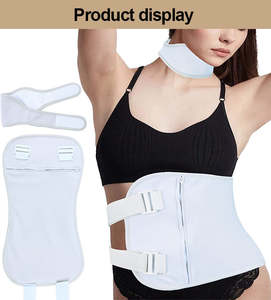 Almohadillas con correa ajustable, franela <span class=keywords><strong>de</strong></span> algodón orgánico reutilizable alrededor del pecho, envoltura para el <span class=keywords><strong>estómago</strong></span>, paquete <span class=keywords><strong>de</strong></span> aceite <span class=keywords><strong>de</strong></span> ricino - Product Image 6