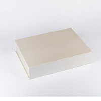 Boîte cadeau magnétique rigide tendance en gros avec insert en mousse, taille/couleur/logo personnalisables, gaufrage, pelliculage mat