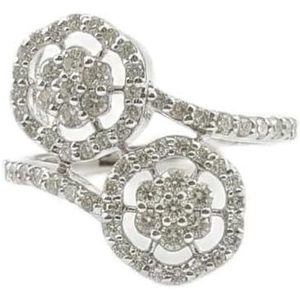 แหวนหมั้นเพชร Jewelspaark 0.84 กะรัต ทรงกลม ไซส์ 7 เครื่องประดับสำหรับผู้หญิง - Product Image 1