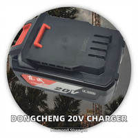 Chargeur de batterie au lithium Dong Cheng 20V 4.0Ah pour perceuse avec matériau diamanté, personnalisable OEM, garantie 3 ans, AC 240V, tige ronde