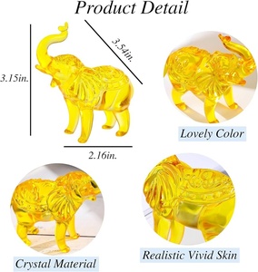 Décoration de table, combinaison de deux tons colorés, verre artisanal de Murano, art en verre artisanal, monde miniature en verre personnalisable, Feng - Product Image 2