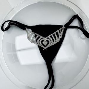 Chaîne de corps en strass pour femmes <span class=keywords><strong>sexy</strong></span>, string, lingerie, culotte, sous-vêtements, cadeau - Product Image 4
