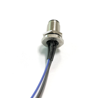 Panel Mount Dengan Kabel 50cm Panel Mount Depan Dengan Kabel Konektor 5 Pin Male dengan Kabel Listrik
