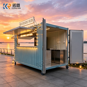 现代预制食品与商业厨房设计相结合的定制集装箱咖啡馆 - Product Image 6