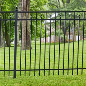 Clôture <span class=keywords><strong>tubulaire</strong></span> de sécurité en aluminium moulé sur mesure de 6 pieds pour maisons, service de modélisation 3D, embout de poteau - Product Image 1