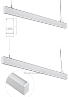 Lumière linéaire LED étanche IP65, lumière linéaire LED connectable pour bureau, hôtel, entrepôt, parking