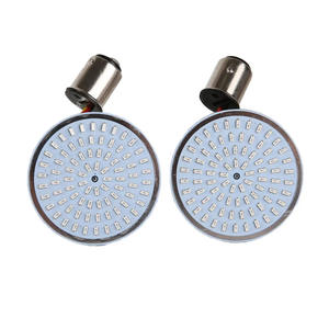 Kit de clignotants LED jaunes 1157 pour moto, éclairage avant avec tension 12V - Product Image 3