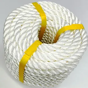 Hot Sales PP Multifilament Rope 15MM 16MM 18MM 20MM Marine Supplies Sea Use PP Fibre Ropes For Boat Plastic Rope